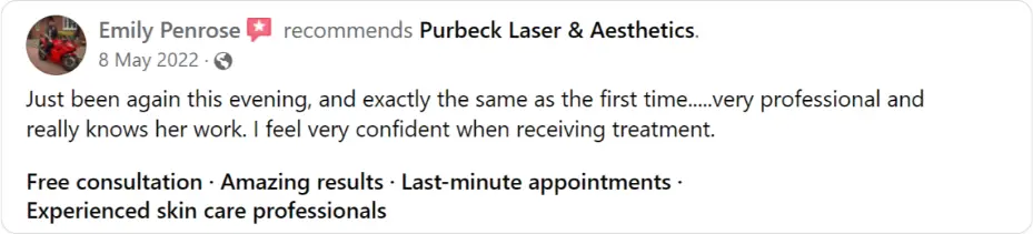 Purbeck Aesthetics Wareham Best Reviewed Clinic 3