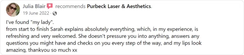 Purbeck Aesthetics Wareham Best Reviewed Clinic 3